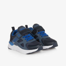 Beppi-Boys Blue Quick-Fit Sneakers | Childrensalon Outlet