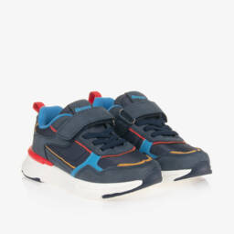 Beppi-Boys Blue Velcro Trainers | Childrensalon Outlet