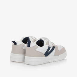 Beppi-حذاء رياضي للأولاد بلون عاجي وبيج من الجلد الصناعي | Childrensalon Outlet