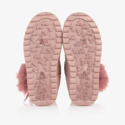 Beppi-Girls Cozy Faux Suede Fur Boots | Childrensalon Outlet
