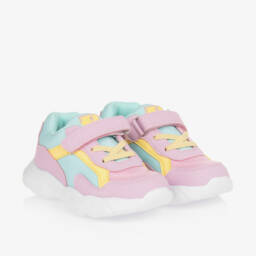 Beppi-حذاء رياضي بشريط لاصق بألوان بلوك للبنات | Childrensalon Outlet