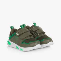 Beppi-Светящиеся кроссовки Дино зеленые для мальчиков | Childrensalon Outlet