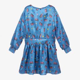 Billieblush-Blue Cool All Over Dress | Childrensalon Outlet