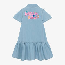 Billieblush-Girls Blue Denim Dress | Childrensalon Outlet