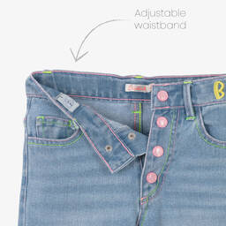 Billieblush-Girls Blue Denim Regular Fit Jeans | Childrensalon Outlet