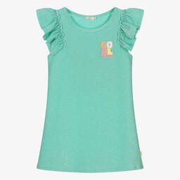 Billieblush-Girls Blue Glitter Dress | Childrensalon Outlet