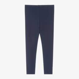 Billieblush-Girls Blue Logo Print Leggings | Childrensalon Outlet
