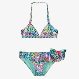 Billieblush-Girls Blue Mermaid Bikini | Childrensalon Outlet