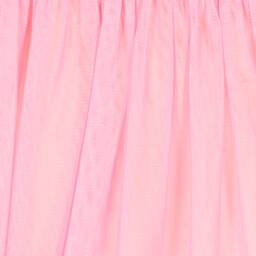 Billieblush-Girls Blue & Pink Denim Tulle Dress | Childrensalon Outlet