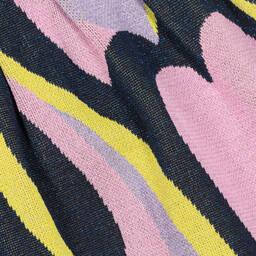 Billieblush-Girls Blue & Pink Glitter Knit Skirt | Childrensalon Outlet