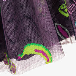 Billieblush-Girls Blue Tulle Glitter Motif Dress  | Childrensalon Outlet