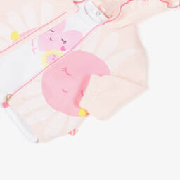 Billieblush-Girls' Blush Cotton Tracksuit Ensemble | Childrensalon Outlet