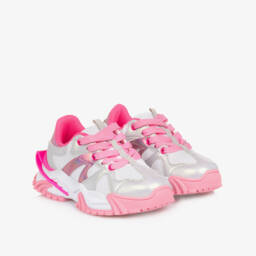 Billieblush-Girls Blush & Silver Sneaker Delight | Childrensalon Outlet