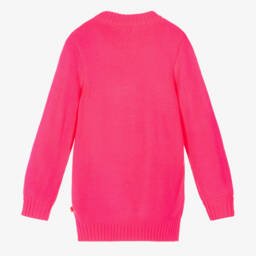 Billieblush-Girls Bright Pink Knit Dress | Childrensalon Outlet