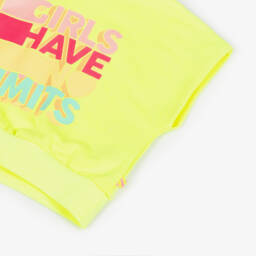 بيلي بلاش-بلوزة قطنية صفراء زاهية للبنات | Childrensalon Outlet