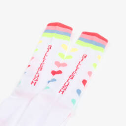 Billieblush-Girls Cheerful Heart-Kissed Socks | Childrensalon Outlet