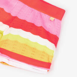 Billieblush-شورت مخطط محبوك للبنات بألوان مبهجة | Childrensalon Outlet