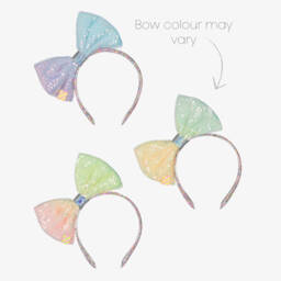 Billieblush-Girls Colorful Sequin Tulle Headband | Childrensalon Outlet