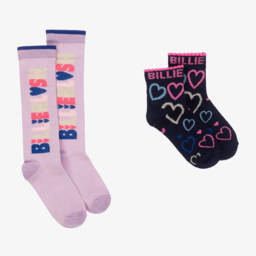 Billieblush-Girls Colourful Socks Duo Pack | Childrensalon Outlet