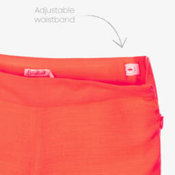 Billieblush-Шорты коралловые с вышивкой ракушек для девочек | Childrensalon Outlet