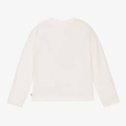 Billieblush-Girls Creamy Besties Long Top | Childrensalon Outlet