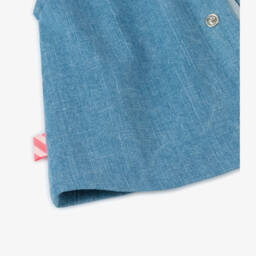 Billieblush-طقم بناتي فاخر من الدنيم مع كشكشات | Childrensalon Outlet