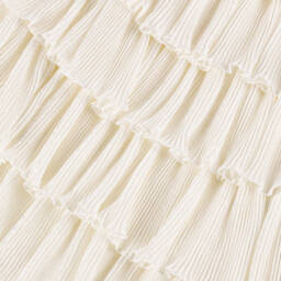 Billieblush-Girls Elegant Ivory Tiered Gown | Childrensalon Outlet