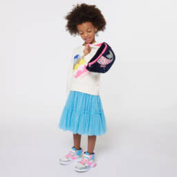 Billieblush-Girls Elegant White Elevated Sneakers | Childrensalon Outlet