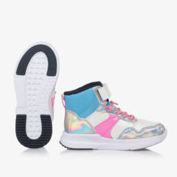 Billieblush-Girls Elegant White Elevated Sneakers | Childrensalon Outlet