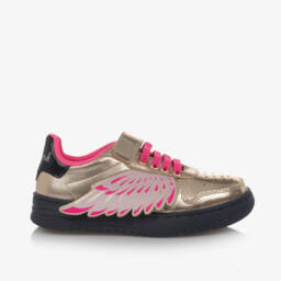Billieblush-Girls Glittering Winged Velcro Trainers | Childrensalon Outlet