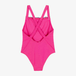 Billieblush-Girls Glittery Pink One-Piece | Childrensalon Outlet