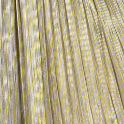 Billieblush-فستان بكسرات لون فضي وذهبي ميتاليك | Childrensalon Outlet