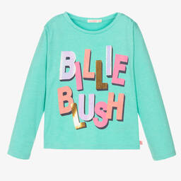 Billieblush-Зеленый хлопковый топ для девочек | Childrensalon Outlet