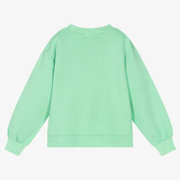Billieblush-Girls Green Sequin Pineapple Sweatshirt | Childrensalon Outlet
