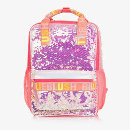 Billieblush-Girls Iridescent Sequin Backpack (35cm) | Childrensalon Outlet