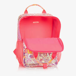 Billieblush-Girls Iridescent Sequin Backpack (35cm) | Childrensalon Outlet
