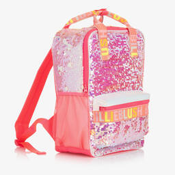 Billieblush-Girls Iridescent Sequin Backpack (35cm) | Childrensalon Outlet