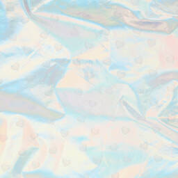 Billieblush-Girls Iridescent Silver Padded Heart Coat | Childrensalon Outlet