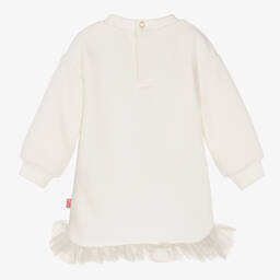 Billieblush-Кремовое платье с кроликом для девочек | Childrensalon Outlet