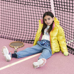 Billieblush-Girls Ivory Cotton Jersey Top | Childrensalon Outlet