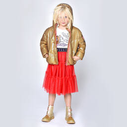 Billieblush-Girls Ivory Cotton Top | Childrensalon Outlet