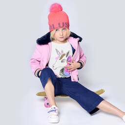 Billieblush-Girls Ivory Cotton Top | Childrensalon Outlet