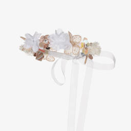 Billieblush-Girls' Ivory Enchantment Hairpiece | Childrensalon Outlet