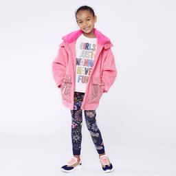 Billieblush-Girls Ivory Organic Cotton Top | Childrensalon Outlet