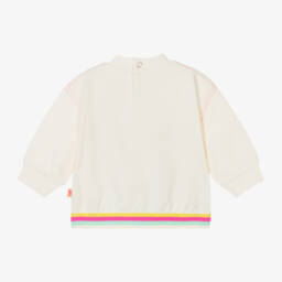 Billieblush-Girls Ivory Rainbow Jersey Top | Childrensalon Outlet