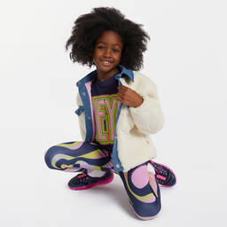 Billieblush-Girls Ivory Teddy Fleece Collared Jacket | Childrensalon Outlet