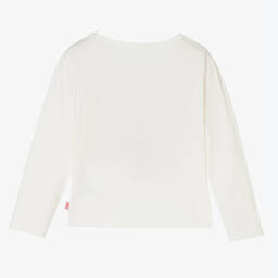 Billieblush-Girls Ivory Unicorn Top | Childrensalon Outlet