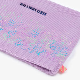 Billieblush-Girls Lilac Sparkle Knit Snood | Childrensalon Outlet