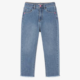 Billieblush-Girls Mid-Blue Denim Jeans | Childrensalon Outlet