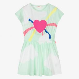 Billieblush-فستان قطن جيرسي لون أخضر نعناعي | Childrensalon Outlet